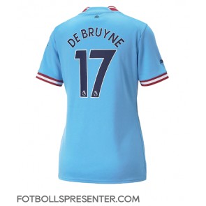 Manchester City Kevin De Bruyne #17 Hemma Matchtröja Dam 2022-23 Kortärmad